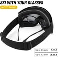 thumbnail image 4 of Gafas de esquí con lentes dobles, antivaho y anti-UV, 4 of 7