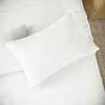 thumbnail image 3 of Beautiful Solid 3-Piece 100% Cotton Percale White Sheet Set, Twin by Drew Barrymore, 3 of 7