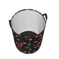 thumbnail image 3 of Haiem Disco Mirror Ball Laundry Basket, Laundry Hamper, Collapsible Laundry Baskets, Dirty Clothes Hamper, Waterproof with Handles for College Dorm, Family-Medium, 3 of 8