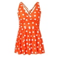 thumbnail image 5 of Sngxgn Bikini Set for Women Knotted High Waisted Swimsuit Two Piece Bathing Suit(Orange,L), 5 of 8