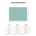 thumbnail image 5 of Rateoe Blue Print Pattern Flannel Throw Blanket, Ultra-soft Blanket for Bed, Couch, Car, Hypoallergenic Anti-pilling blanket-, 5 of 6