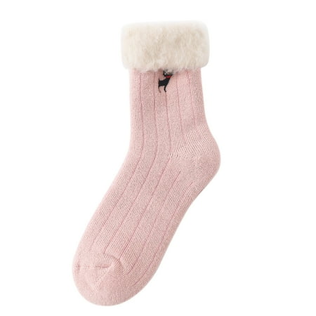 

Winter Brushed Thickening And Velvet Colored Floor Socks Warm Socks Ski Socks socks for men sock man socks