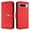Red, variant on for Google Pixel 9a Wallet Case, Elegant Card Holder Cash Slot PU Leather Kickstand Wrist Strap Shockproof Protective Flip Women Girls Case Cover for Google Pixel 9a, Pink