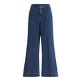 thumbnail image 6 of Free Assembly Women's Wide Leg Trouser Jeans, 28", 30", and 32" Inseams, Sizes 0-18, 6 of 6