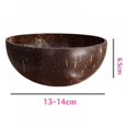 thumbnail image 2 of Coconut Bowl Coconut Shell Rice Bowl Sugar Water Light Container Fruit Milkshake Salad Vegan Smoothie Bowls & Acai Bowl WoodenTableware Coconut Spoon Fork, 2 of 7