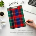 thumbnail image 3 of FORMRS Acrylic Clipboard with Low Profile Clip Standard A4 Letter Size, 12.5" x 9", Red Green Pattern, 3 of 8