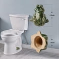 thumbnail image 4 of 1-2pcs Ceramic Frog Toilet Bolt Covers Toilet Bolt Caps Decorative Animals for Bolt Covers Toilet Base, 4 of 5