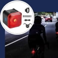 thumbnail image 1 of Luz trasera inteligente para bicicleta con freno y pantalla digital, fácil de instalar, luz de advertencia, luz trasera para bicicleta de carretera, a, 1 of 8