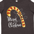 thumbnail image 4 of Inktastic Merry Christmas Red and Gold Candy Cane Boys or Girls Toddler T-Shirt, 4 of 5