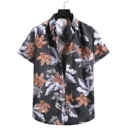 

ZHAGHMIN Workout Shirts For Men Pack Short Sleeve Men S Flower Shirt Shirt Hawaiian Turtleneck Beach Cardigan Men S Men Shirts Top T Shirt Mens Womens Tops Blouses Collar Pajama Shirts Men Fash