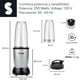 thumbnail image 2 of Procesador De Alimentos Licuadora Con Jarra Para Licuar Vasos Mezcladores Extractor De Jugo Tapas Y Cuchillas De Acero Inoxidable Intercambiables Ideal para Extractor de Nutrientes y Saludable, 2 of 8