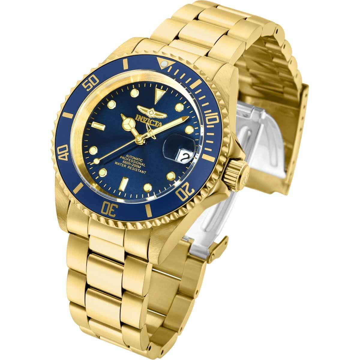 Invicta Men's 35699 Pro Diver Automatic 3 Hand Navy Blue Dial Watch