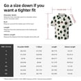 thumbnail image 5 of Fotbe Abstract Green Polka Dot Camisa Estampada de Manga Corta para Hombre, Casual de Verano, Estilo Playero, Sin Arrugas-Small, 5 of 5