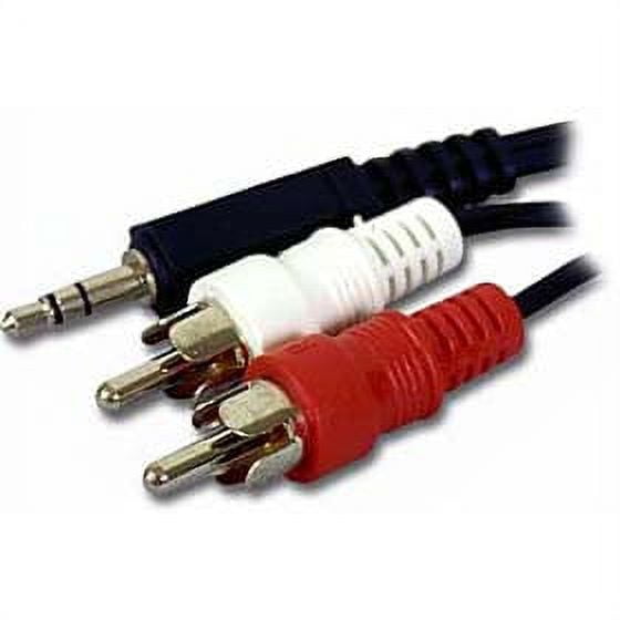 PRO-945-91-6 - AUDIO CABLE 3.5 STEREO PL-RCAPX 6FT