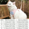 thumbnail image 2 of Soft Mesh Dog Harness and Leash Set, No-Pull Padded Vest Harness for Small Medium Dogs Cats, Breathable Lightweight Pet Walking Gear with Safety Buckle for Outdoor Running Training, 2 of 3