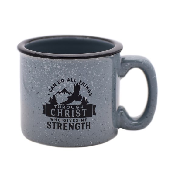 DEXSA I Can Do All Things 15 ounce Designer Ceramic Mug