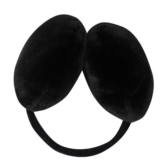 YOTMKGDO Ear Muffs, Women Winter Cute Earmuffs Ladies Earmuffs Plush Warm Earmuffs, Black