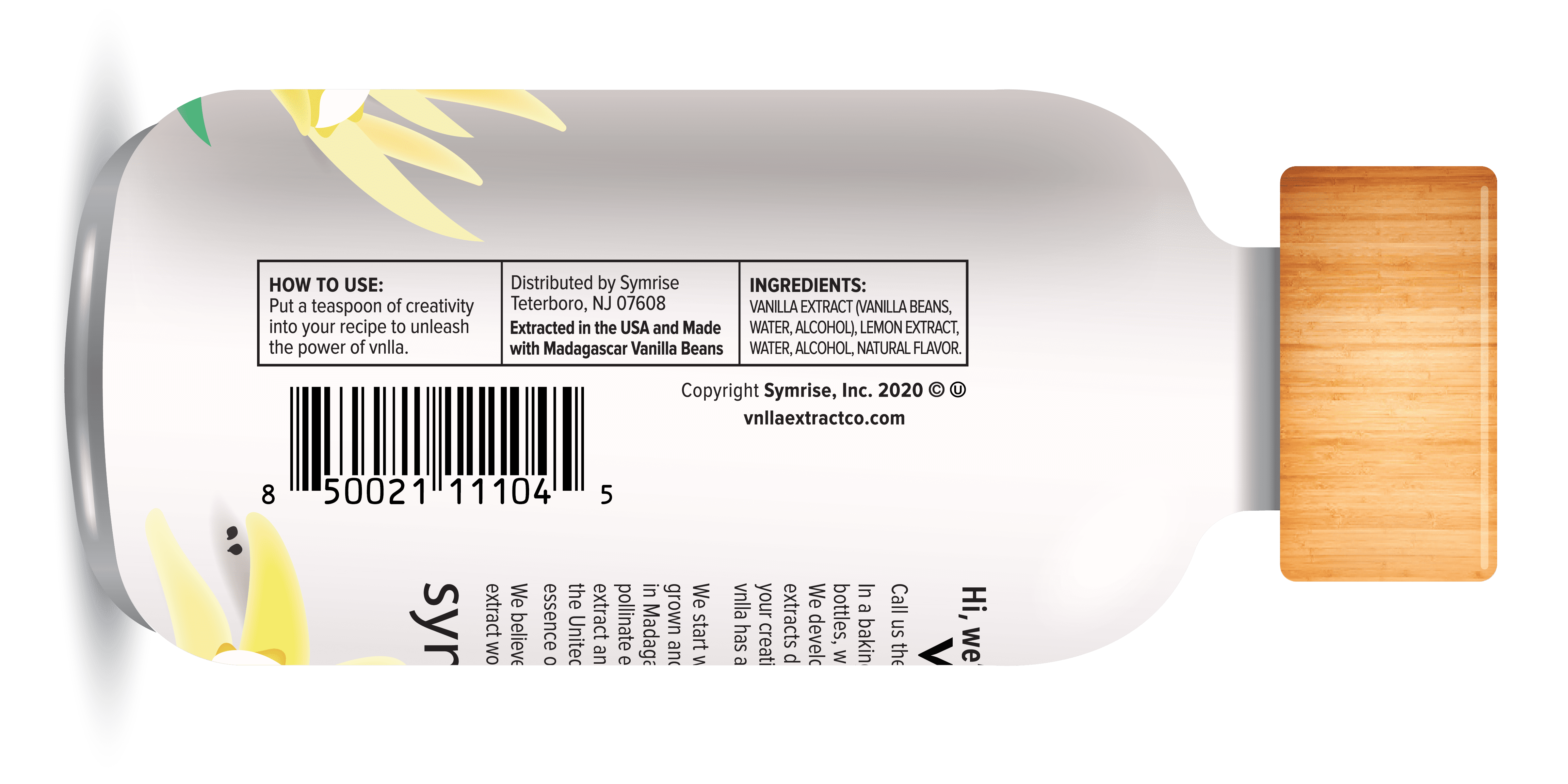 All Natural Vanilla Extract + Lemon 4oz - vnlla Extract Co. - Sustainably Sourced from Madagascar | No Artificial Flavors, Colors or Added Sugar |Perfect for Baking Cake, Cookies, And Bread.