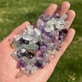 thumbnail image 3 of Flourite Crystals Tumbled Chips Crushed Quartz Crystal Stone Crystals and Healing Stones Reiki Chakra Stone Making Home Decoration 100g, 3 of 7