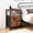 Brown, variant on Demi Bonn Mini Bedside End Table, Dual Fabric Drawers & Charging Station, Small Bedroom & Apartment, White