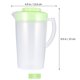 thumbnail image 5 of EeaseMX Jarra de agua fría de plástico resistente a altas temperaturas, con gran capacidad para almacenar leche de soja, jugo y té perfumado, 2 l (verde)., 5 of 7