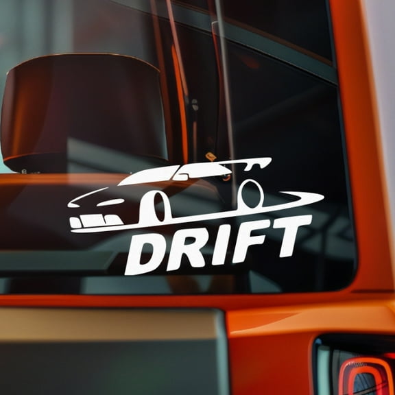 Silvia Drift JDM Vinyl Decal Sticker Bumper Window Laptop 8X3.5" White