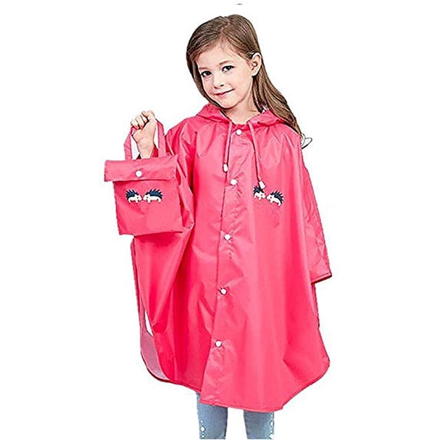 Poncho pour Enfants Imperméable Durable Portable pour Garçons Filles