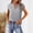 Gray, variant on ALLLIST Womens Tops V Neck Summer Short Sleeve T-Shirts Solid Green Trendy Shirts Womens Clothing