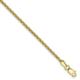 thumbnail image 1 of 10K Yellow Gold Spiga (Wheat) chain Pendant 8 in 1.75 mm, 1 of 4