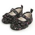 thumbnail image 4 of Otqutp Toddler Cute Shoes Girl Cute Floral Print Baby Shoes Baby Non Slip Ankle Sandals First Soft Prewalker Foral Shoes, 4 of 9