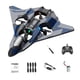 thumbnail image 4 of Avión de control remoto ligero y giratorio de espuma para niños y adultos, regalo de cumpleaños Azul, 4 of 7