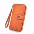thumbnail image 1 of PEONAVET Collection Products Womens Wallet Blocking Leather Multi Card Case Ladies Purse Wristlets, 1 of 1