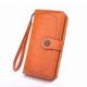 thumbnail image 1 of Cartero de cuero RFID bloqueador de muñeca para mujer - Funda multitarjeta con bolsillo con cremallera y correa ajustable, 1 of 1