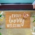 thumbnail image 2 of TIELUTT Funny Easter Bunny Door Mat Warm Welcome Mat Door Mat As A for Easter Home Easter Floor Fall Throws Blankets 100 Carpet Rug Large Living Room Rugs Couch Throw Carpet for Room, 2 of 5