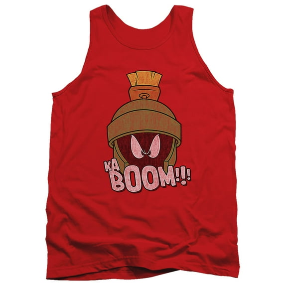 Looney Tunes Kaboom Adult Tank Top Red