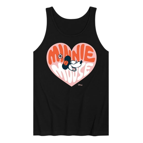 Disney - Minnie Mouse - Retro Heart - Men's Jersey Tank Top