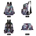 thumbnail image 2 of JIALIOU Mini Backpack Purse for Women Quilted Casual Daypack Small Travel Shoulder Bag, Eagle Mountains Tree Circle, 2 of 7