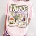 thumbnail image 2 of Witch's Herb Garden Shirt, Homegrown Magic, Vintage Botanical Halloween Tee, Retro Witchy Botanical Tee, Halloween Mushroom Plant Lover Gift, 2 of 4