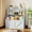 Vintage White, variant on Kids Bookshelf & Toy Storage Organizer, 3-Cube Open Shelves with 2 Storage Bins, Toddler Bookcase for Playroom, Nursery, Kids Room, Bedroom, Daycare