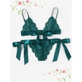 thumbnail image 1 of Lencería europea y americana de encaje con abertura de tres puntos, ropa interior sexy fácil de usar, 1 of 4