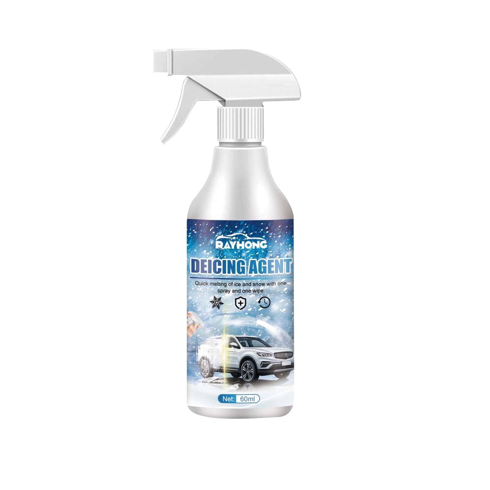 Car Deicer Spray 500ml Effecient Deicer Spray For Car Effective Defroster  Spray Fast Acting Car Supplies