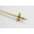 thumbnail image 1 of Zoroufy 01504-03524 48 in. Heritage Smooth Tubular Stair Rod Set Regular Brackets Crown Finial in Polished Brass, 1 of 1