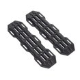 thumbnail image 1 of 2-Pack RC Car Sand Ladder Escape Boards, 137x38mm Plastic Rescue Ramps for 1/10 Scale Crawler Vehicles - Axial SCX10, Traxxas TRX4 Compatible, Black, Durable High-Quality Material, Easy Installation, 1 of 5