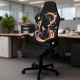thumbnail image 4 of XYZCANDO Black Cat Gaming Chair Cover with Armrest Covers Anti-Scratch Gaming Chair Protective Cover with Zipper Protector for Large and Tall Reclining Gaming Chairs, 4 of 6
