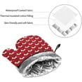 thumbnail image 5 of Mother''s Day Oven Mitts and Pot Holders Sets 4 pcs, Kitchen Oven Gloves Heat Resistant BBQ Gloves Non Slip for Chef, Cooking, 5 of 6