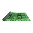 thumbnail image 2 of Ahgly Company Indoor Rectangle Abstract Emerald Green Modern Area Rugs, 3' x 5', 2 of 4