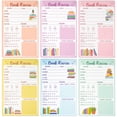 thumbnail image 1 of Bloc de notas con reseñas de libros L1rabe para lectores con diseño de 6 libros, 1 of 6