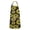 Black Sunflower Pattern, variant on Black Sunflower Pattern Apron-Garden Aprons for Women with Pockets-Cotton Linen Waterproof Kitchen Cooking Gardening Aprons Adjustable for Kitchen,Cooking,BBQ and Salon 33x27 Inch