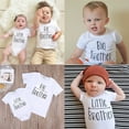 thumbnail image 5 of Barboteuse pour Petit Frère Garçon, Justaucorps, T-shirt Grand Frère, Hauts, Tenue Assortie, 5 of 5