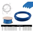 thumbnail image 3 of 5/8" OD x 100' Blue SAE J844 Nylon Air Brake Tubing DOT Compliant | Pneumatic Nylon Air Line Hose for Air Brake System, 3 of 5